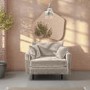 GRADE A1 - Beige Fabric Loveseat - Archie