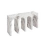 Large White Marble Effect Console Table - Archie