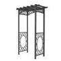 Rowlinson Wrenbury Dark Grey Metal Garden Arch