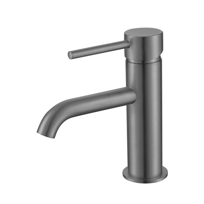 Gunmetal Cloakroom Mono Basin Mixer Tap With Waste - Arissa