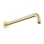 Brushed Brass 355mm Wall Mounted Shower Arm - Arissa