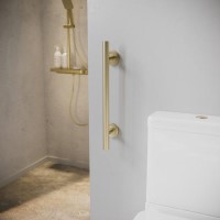 Brass Bathroom Grab Rail 450 x 77mm - Arissa