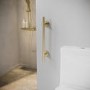 Brass Bathroom Grab Rail 600 x 77mm - Arissa