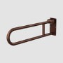Bronze Folding Bathroom Grab Rail 600 x 160mm - Arissa