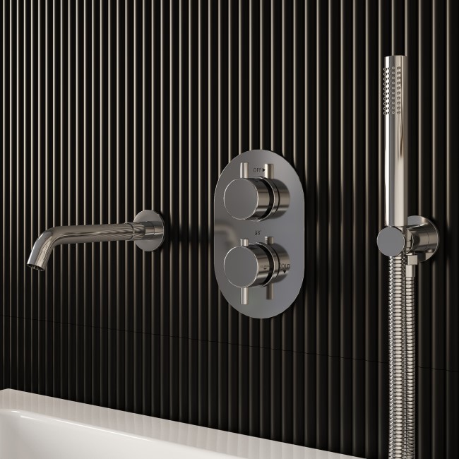 Chrome Basin/Bath Spout - Arissa