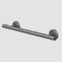 Gunmetal Grey Bathroom Grab Rail 450 x 77mm - Arissa