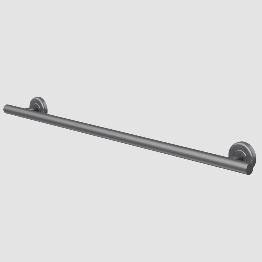Gunmetal Grey Bathroom Grab Rail 800 x 77mm - Arissa