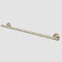 Brass Knurled Bathroom Grab Rail 800 x 77mm - Arissa