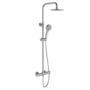 Brushed Nickel 2 Outlet Thermostatic Mixer Shower Set - Arissa