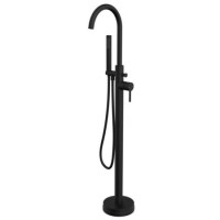Black Freestanding Bath Shower Mixer Tap - Arissa Black Freestanding Bath Shower Mixer Tap - Arissa
