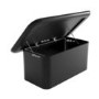 ALMOST PERFECT - Large Rectangular Black Wooden Coffee Table With Storage - Ari