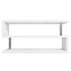 Artemis White High Gloss Geometric TV Stand - TV&#39;s up to 50&quot;