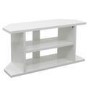 GRADE A1 - Artemis Small White High Gloss Corner TV Stand - TV's up to 40"