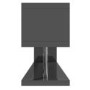 Artemis Large Grey High Gloss Geometric TV Unit Stand