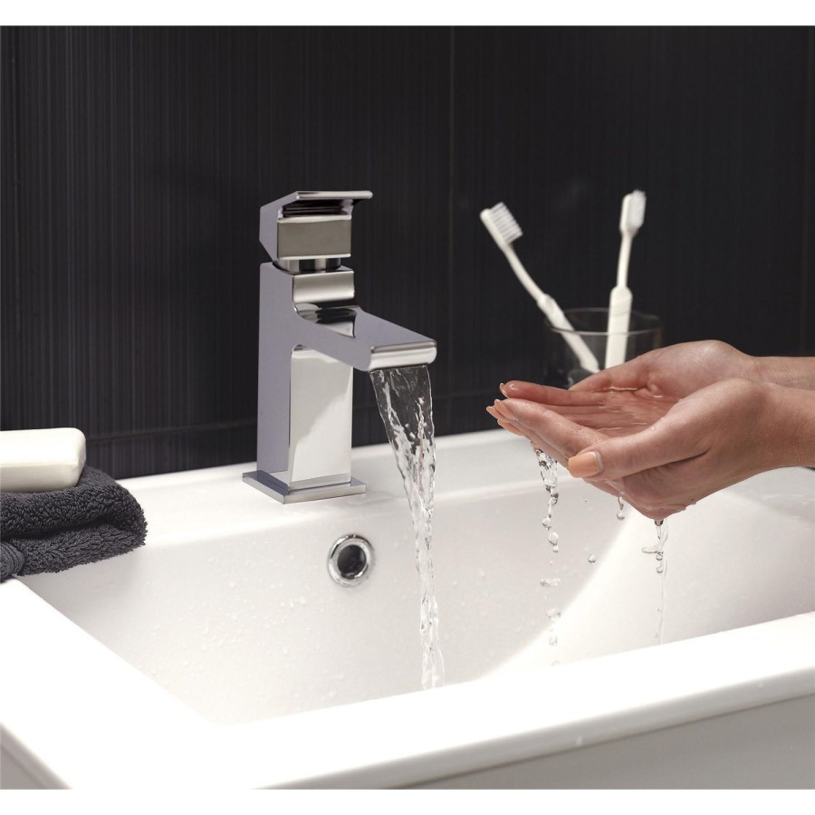 Hudson Reed Waterfall Mono Basin Mixer Tap - Free Waste