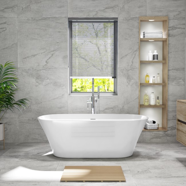 Freestanding Double Ended Bath 1650 x 740mm - Arya