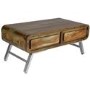 Aspen Retro Two Tone 2 Drawer Coffee Table