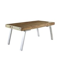 Aspen Retro Two Tone Dining Table