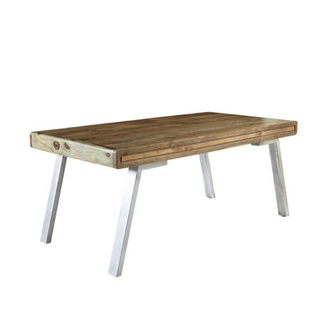 Aspen Retro Two Tone Dining Table
