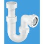 Mcalpine 1.5" 75mm Water Seal Adjustable Inlet Tubular Swivel 'P' Trap with Multifit Outlet