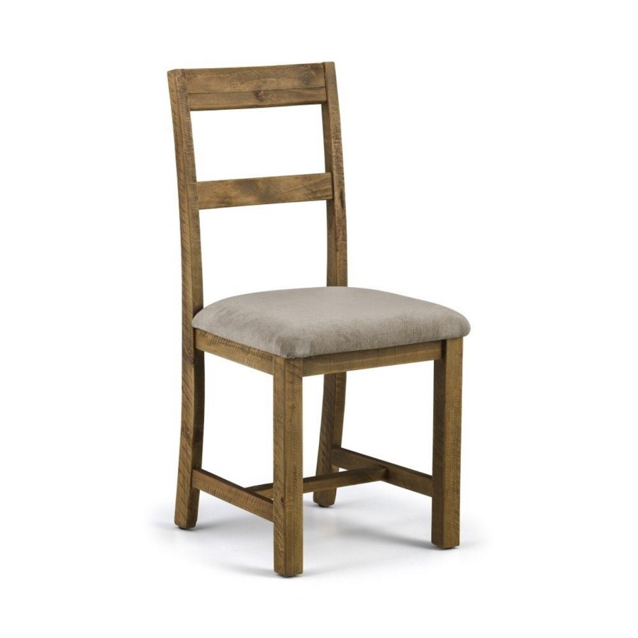 Julian Bowen Aspen Pair of Rustic Dining Chairs