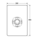 ASP09BRSTL Triton Aspirante 9.5kW Brushed Steel Electric Shower