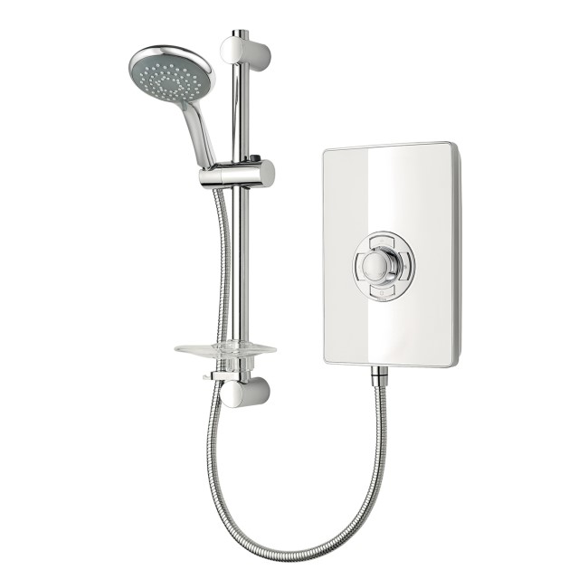 Triton Aspirante 9.5kW Gloss White Electric Shower