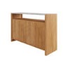 Solid Acacia Chest of 6 Drawers with Real Marble Top - Asher