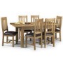 Julian Bowen Astoria Extendable  Dining Table in Waxed Oak 