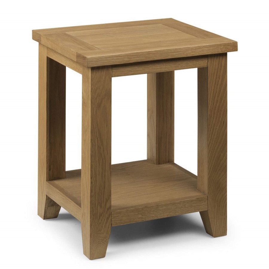 Julian Bowen Astoria Side Table in Waxed Oak
