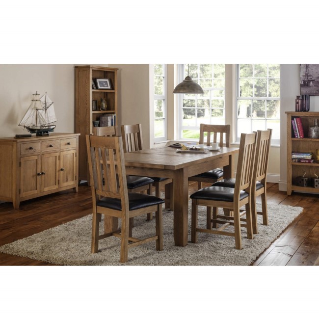 Julian Bowen Astoria Side Table in Waxed Oak