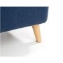 Blanket Box Seat in Navy Blue Fabric - Astrid - Julian Bowen