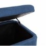Blanket Box Seat in Navy Blue Fabric - Astrid - Julian Bowen