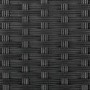 Astoria 5 Piece Garden Dining Set in Black Wicker Rattan