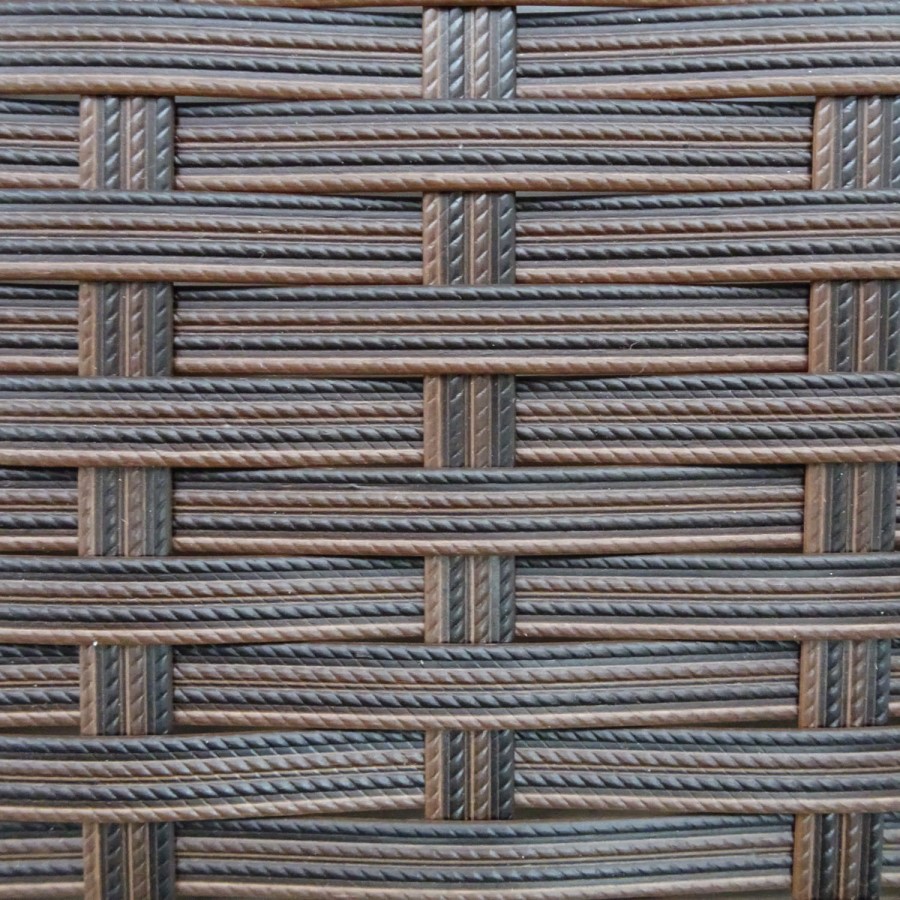 GRADE A1 - Astoria Outdoor 4 Piece Suite in Brown Wicker Rattan