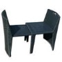 Astoria 3 Piece Garden Dining Set in Black Wicker Rattan