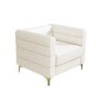 GRADE A2 - Cream Boucle Armchair - Astrid
