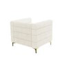 GRADE A2 - Cream Boucle Armchair - Astrid
