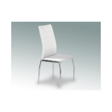 LPD Limited Athena Round High Gloss Dining Set In White