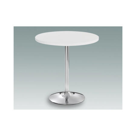 LPD Limited Athena Round High Gloss Dining Set In White