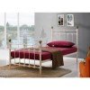 Birlea Furniture Atlas Metal Single Bed in Cream