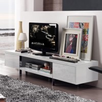 Mayfair White High Gloss TV Unit