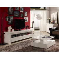 Mayfair TV Unit in White High Gloss