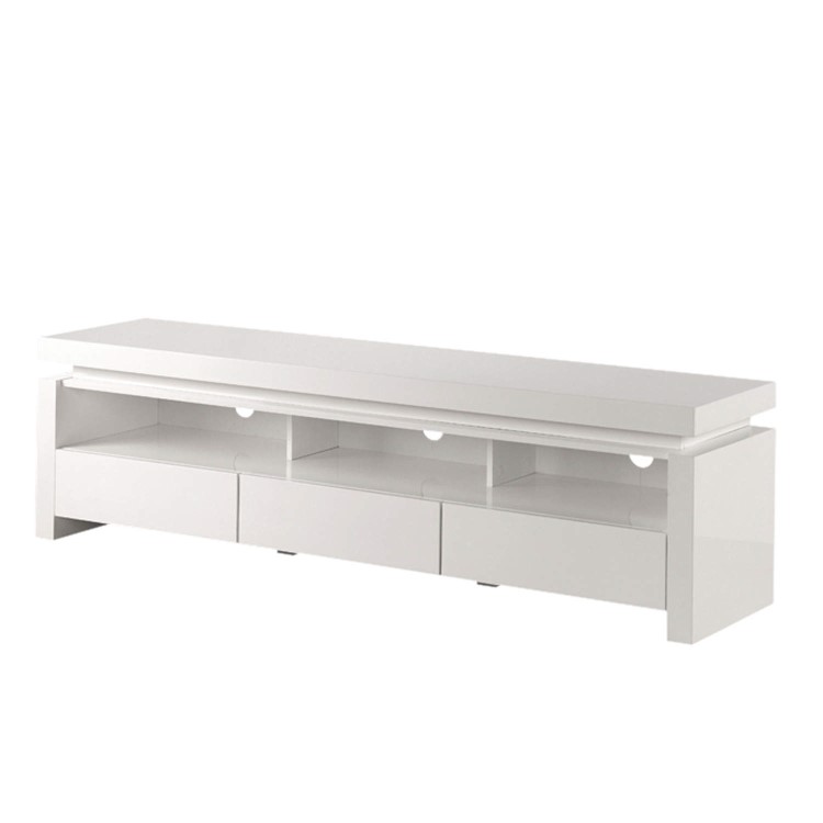 Mayfair TV Unit in White High Gloss