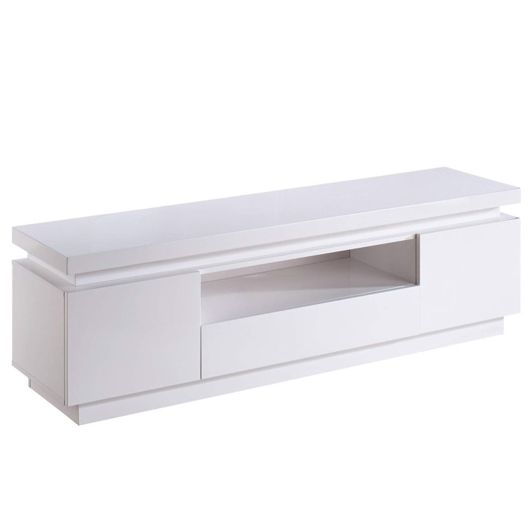 Mayfair Colour Effects White High Gloss TV Unit