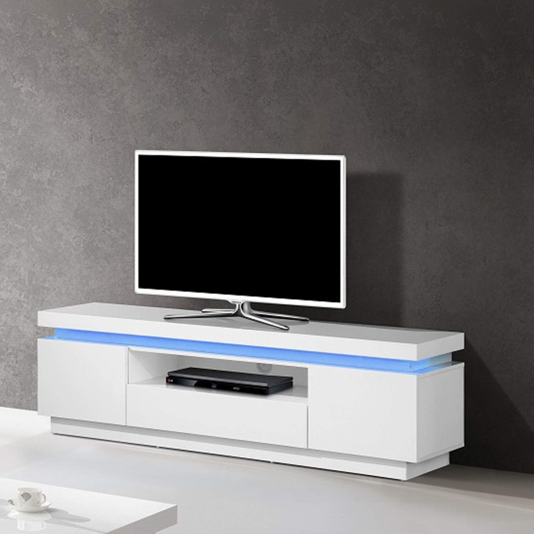 Mayfair Colour Effects White High Gloss TV Unit