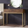 ALMOST PERFECT - Walnut Dressing Table with 2 Drawers - Aubrey