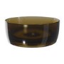 Amber Round Transparent Resin Countertop Basin 400mm - Aurea