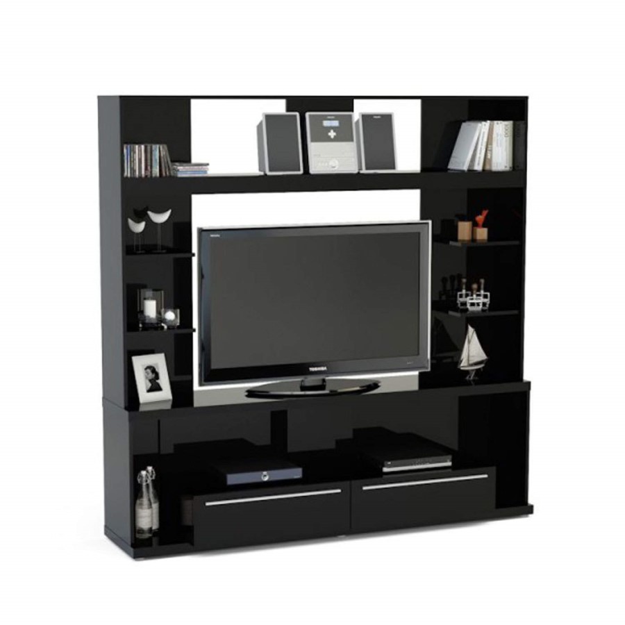 GRADE A2 - Birlea Aura Entertainment Unit Black