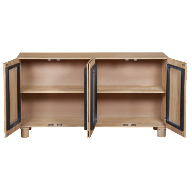 Solid Mango Wood Extra Large Sideboard - Austin